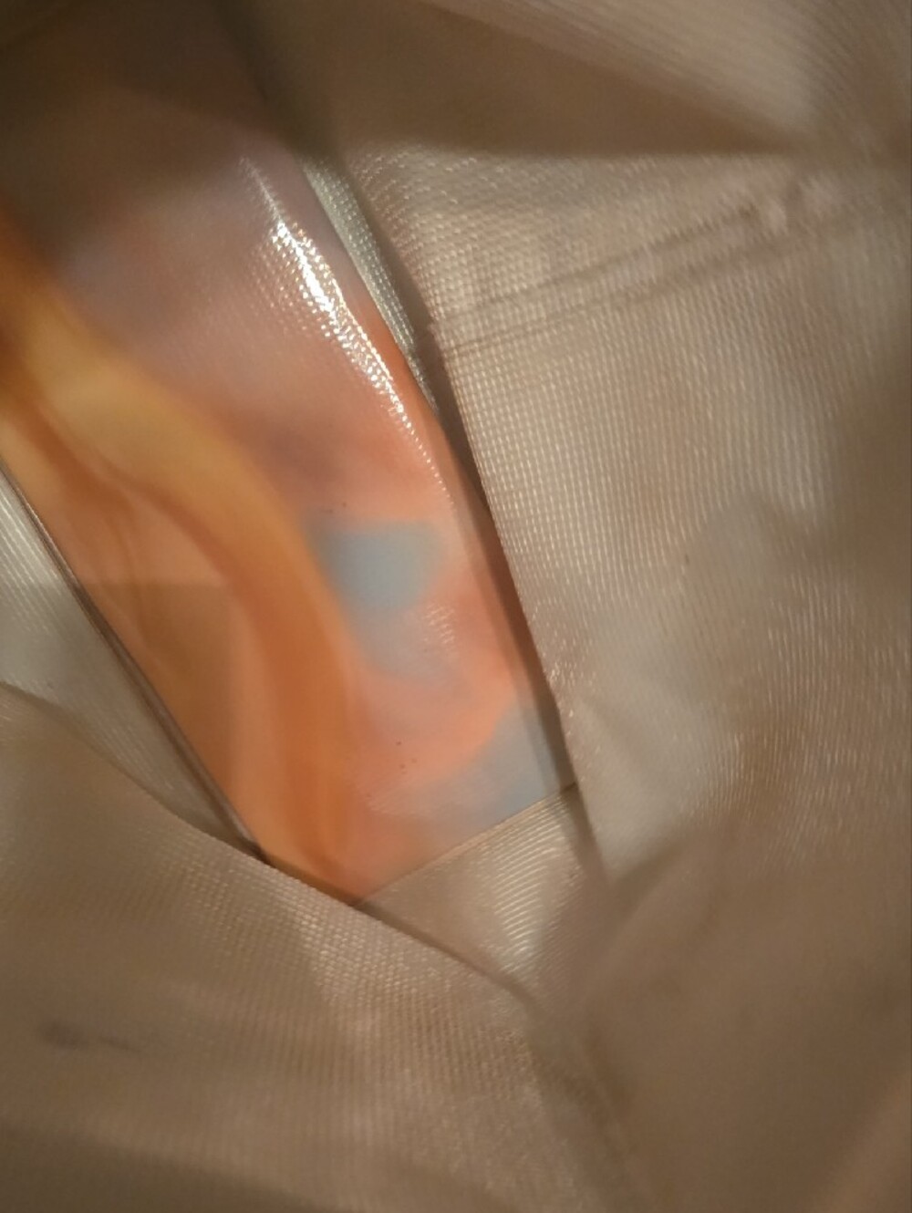 Consuela Peach and Sky Blue Ombre Tote - Picture 3 of 4